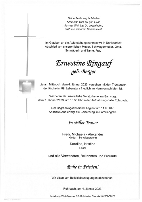 Ernestine Ringauf